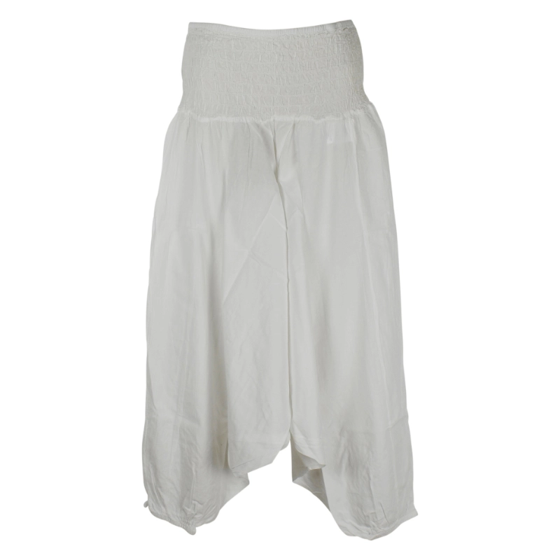 Sarouel Femme Masina Coton Blanc