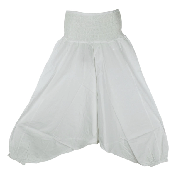 Sarouel Femme Masina Coton Blanc