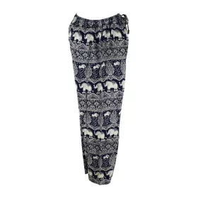 Pantalon Fluide Éléphant Marine