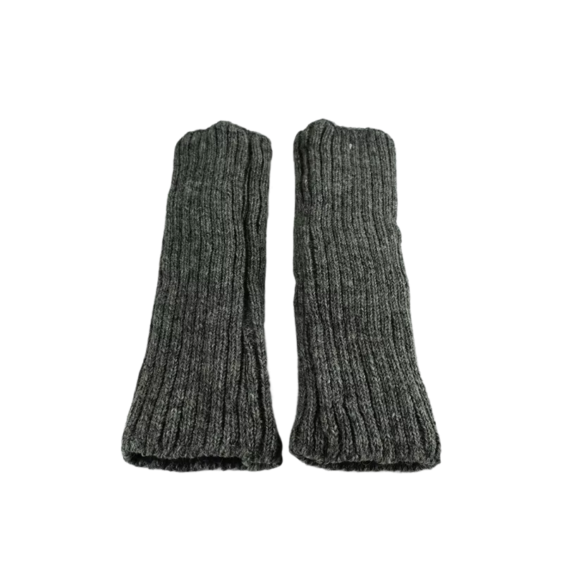 Jambières Laine Tricot Malta Gris Foncé