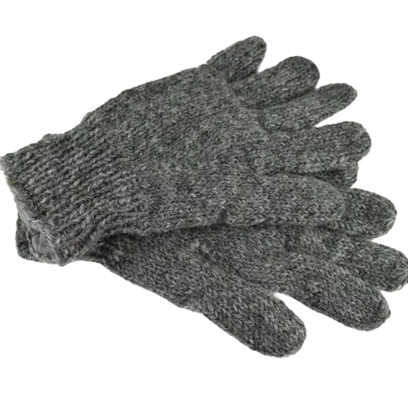 Gants Kolki Laine doublé polaire Gris Foncé