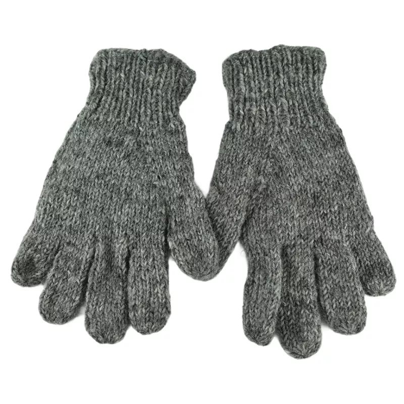 Gants Kolki Laine doublé polaire Gris Foncé