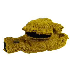 Moufle Mitaine Agara Ton Moutarde