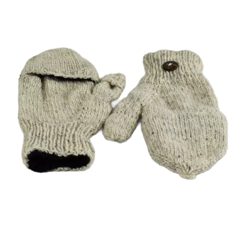 Moufle Mitaine Agara Beige