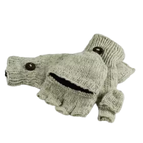 Moufle Mitaine Agara Beige