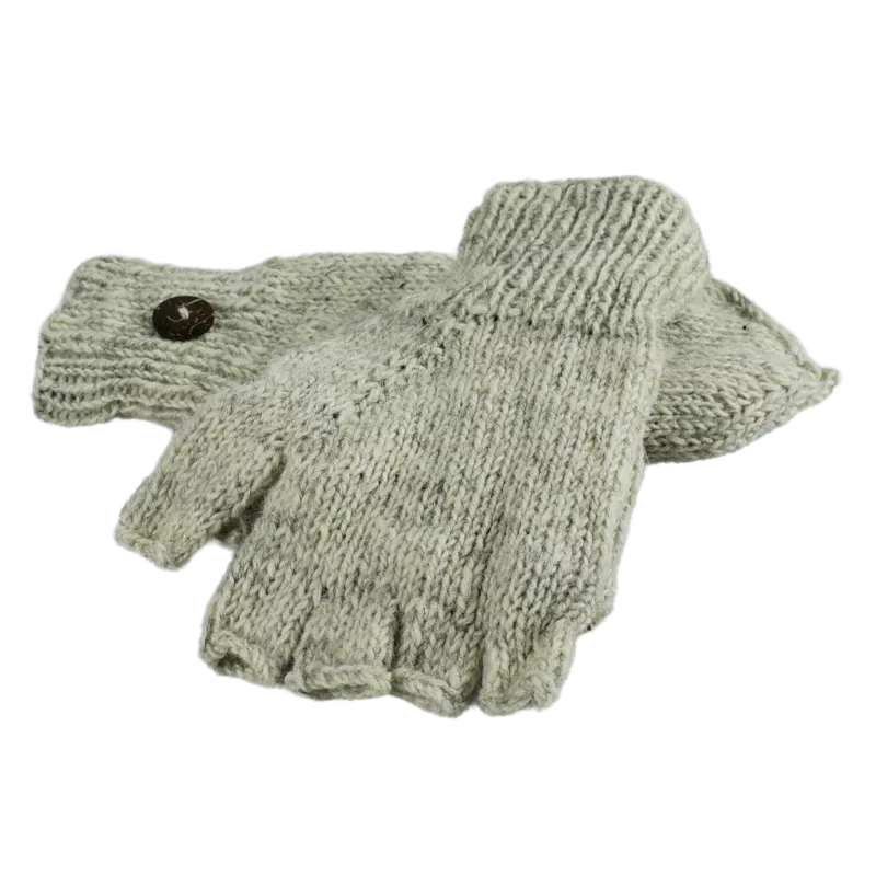 Moufle Mitaine Agara Beige