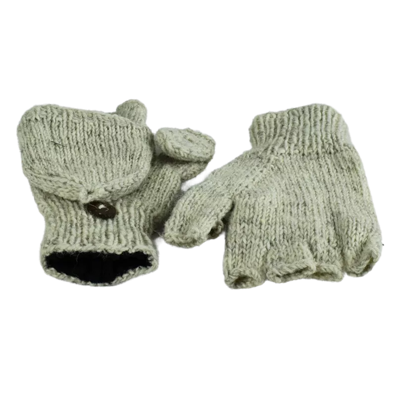 Moufle Mitaine Agara Beige