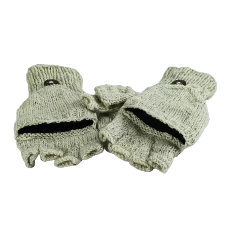 Moufle Mitaine Agara Beige