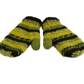 Moufle Koto Laine Tricotée Doublé Polaire