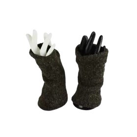 Mitaines Longues Gorki Brun Foncé