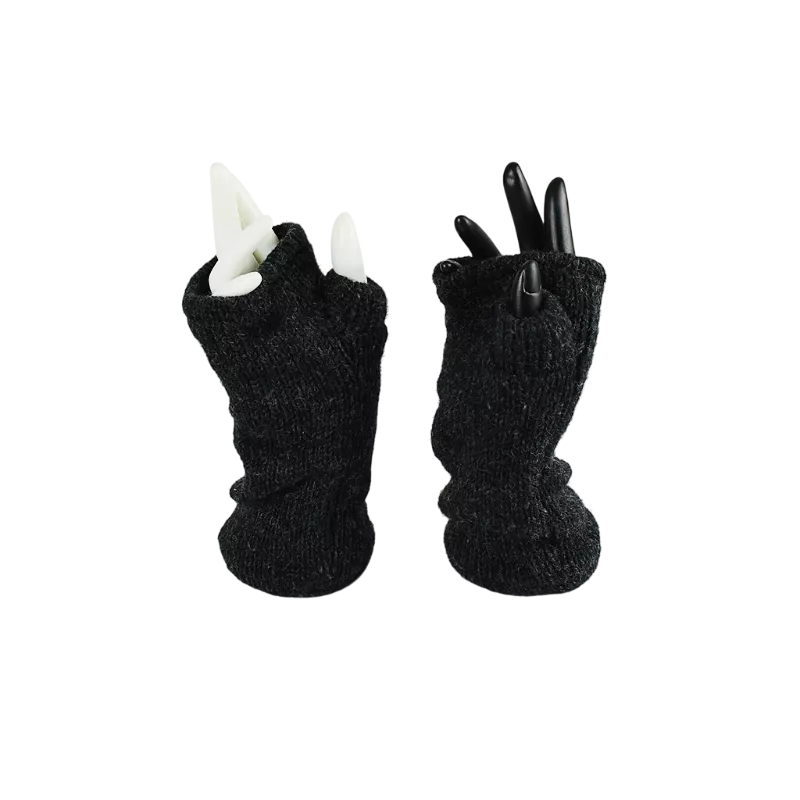 Mitaines Longues Dhaki Anthracite