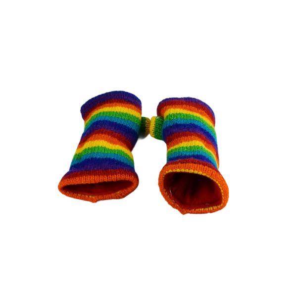 Mitaines Longues Dhaki Rainbow
