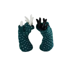 Mitaines Longues Saipu Vert Émeraude