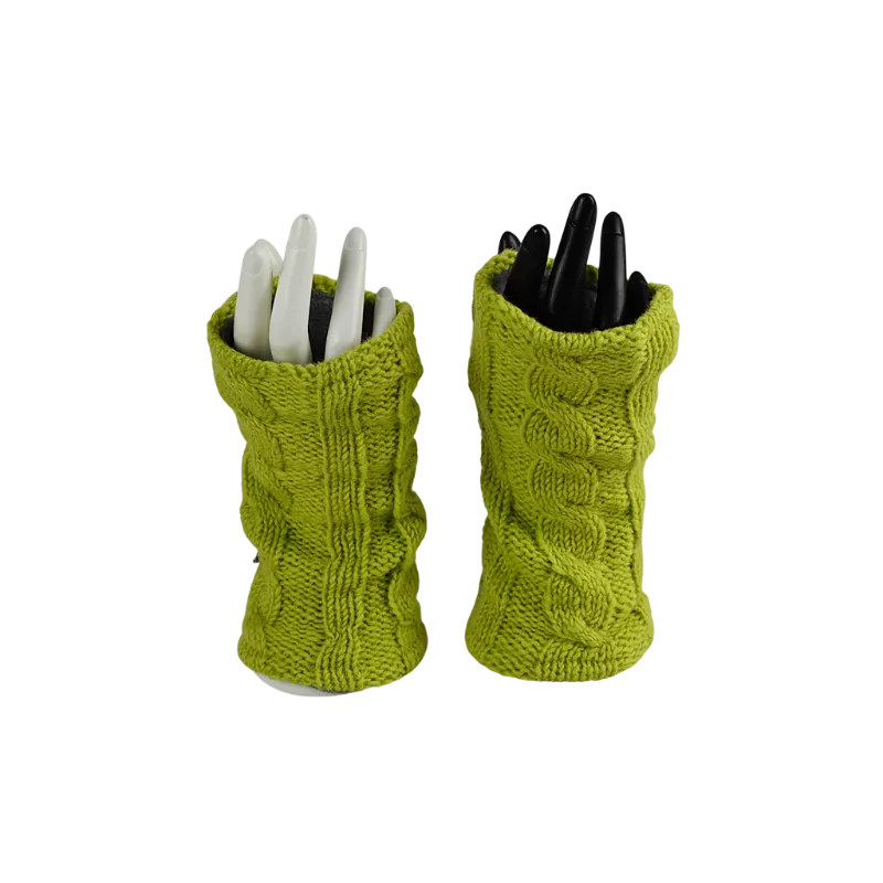 Mitaines Longues Thori Vert Anis