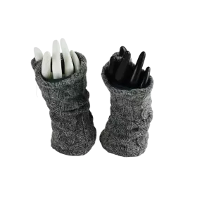 Mitaines Longues Thori Gris Foncé