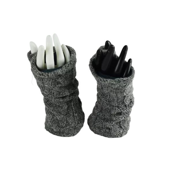Mitaines Longues Thori Gris Foncé