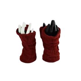 Mitaines Longues Thori Bordeaux