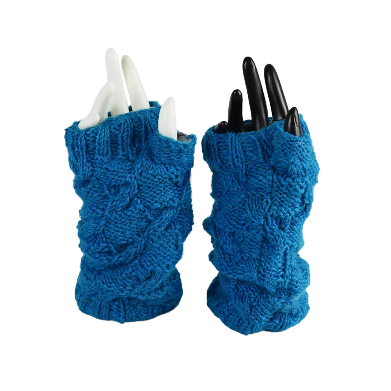 Mitaines Longues Thori Turquoise