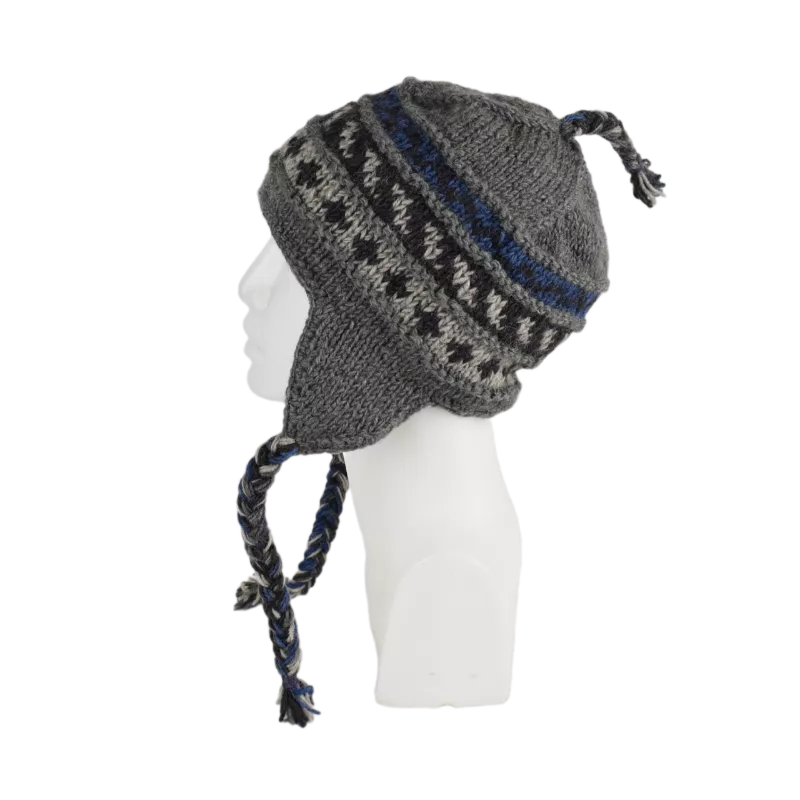 Bonnet Péruvien Pokali Tricot laine