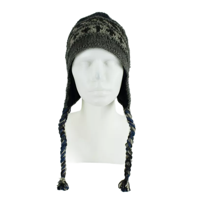 Bonnet Péruvien Pokali Tricot laine