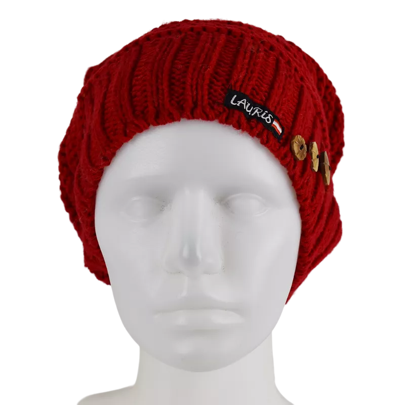 Bonnet Long Nalma Laine Rouge