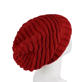 Bonnet Long Nalma Laine Rouge