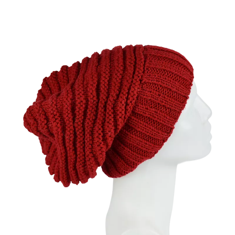 Bonnet Long Nalma Laine Rouge