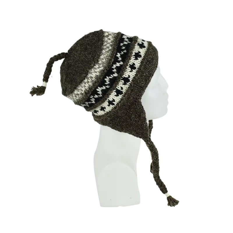 Bonnet Péruvien Pokali Brun Foncé