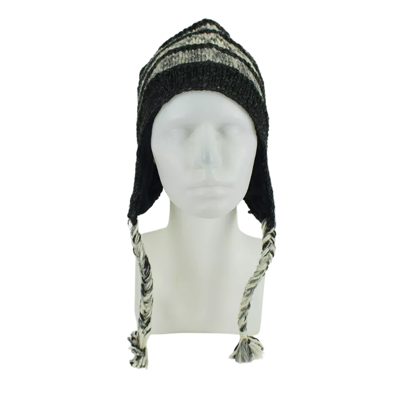 Bonnet Péruvien Pokali Anthracite