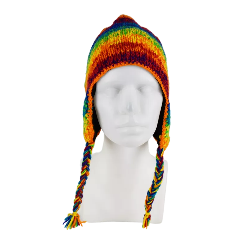Bonnet Péruvien BistarTricot laine