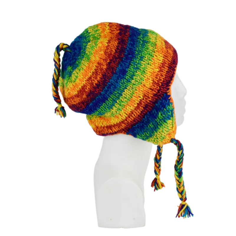 Bonnet Péruvien BistarTricot laine