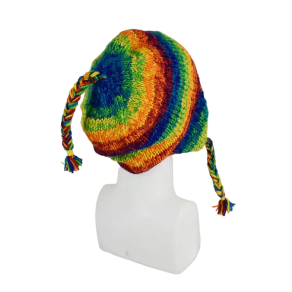Bonnet Péruvien BistarTricot laine