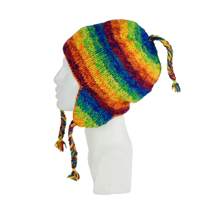 Bonnet Péruvien BistarTricot laine