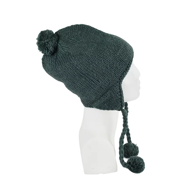 Bonnet Péruvien Pangi Tricot laine Uni