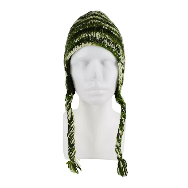 Bonnet Péruvien Bistar Tricot laine Chiné