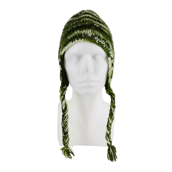 Bonnet Péruvien Bistar Tricot laine Chiné