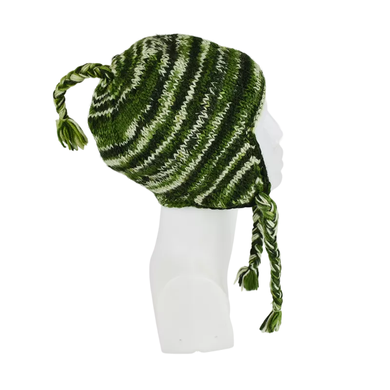Bonnet Péruvien Bistar Tricot laine Chiné