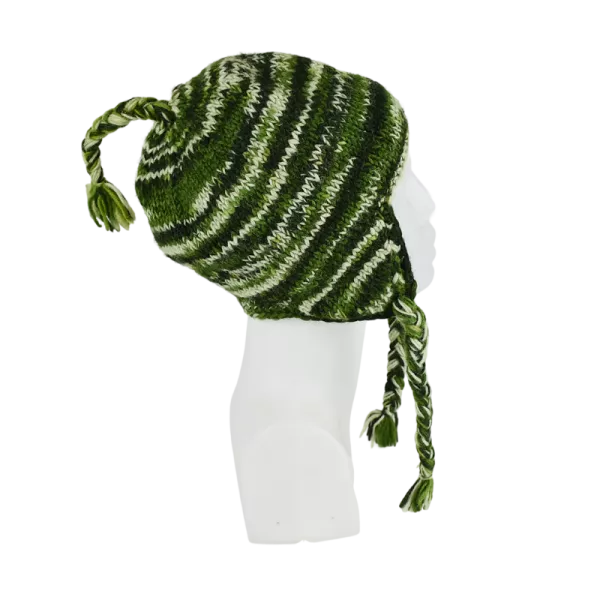 Bonnet Péruvien Bistar Tricot laine Chiné