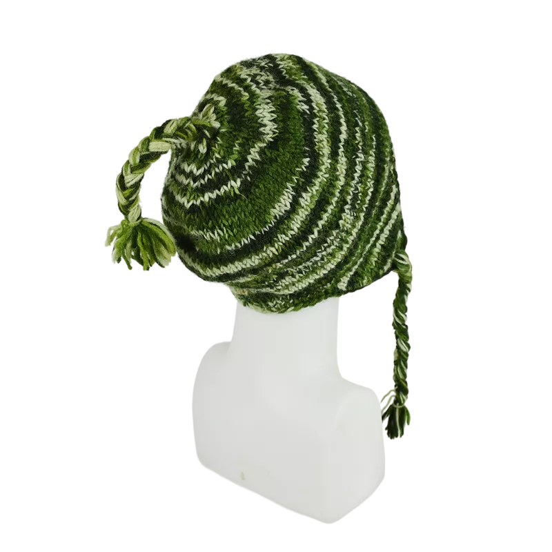 Bonnet Péruvien Bistar Tricot laine Chiné