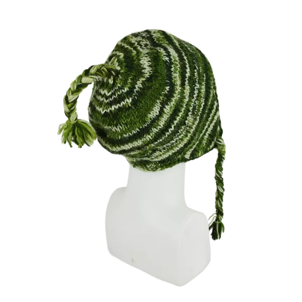 Bonnet Péruvien Bistar Tricot laine Chiné