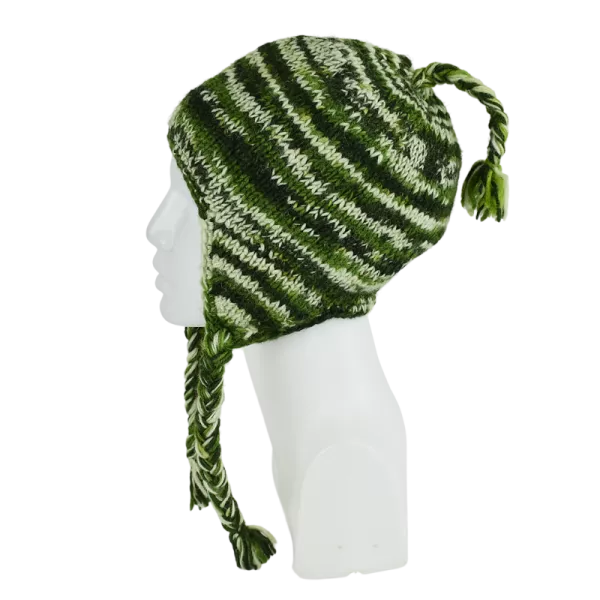 Bonnet Péruvien Bistar Tricot laine Chiné