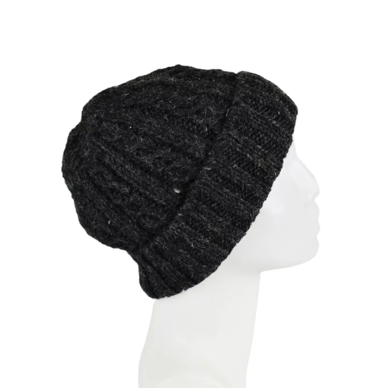 Bonnet Court Tricot Laine Anthracite - ZA
