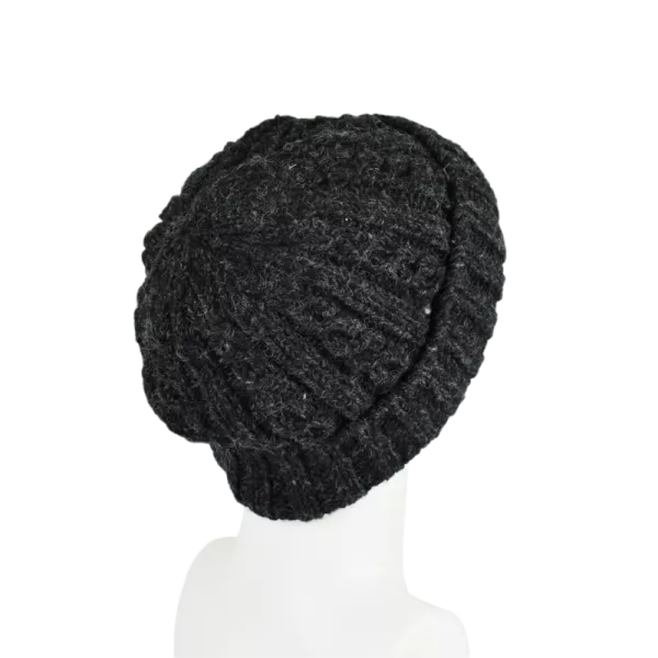 Bonnet Court Tricot Laine Anthracite - ZA