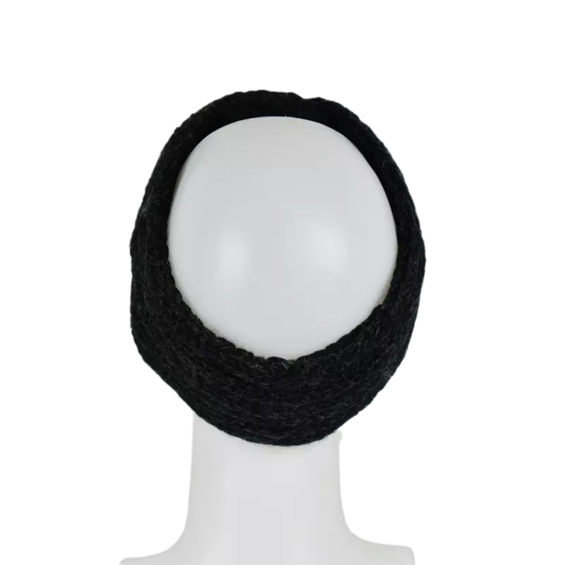 Bandeau Femme Sardi Laine Tricot Unie