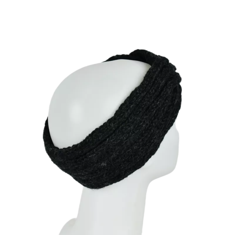 Bandeau Femme Sardi Laine Tricot Unie
