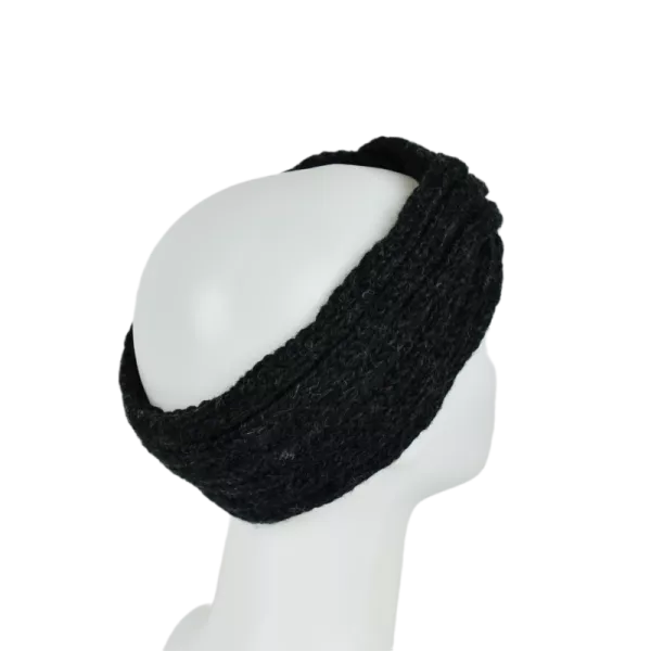 Bandeau Femme Sardi Laine Tricot Unie