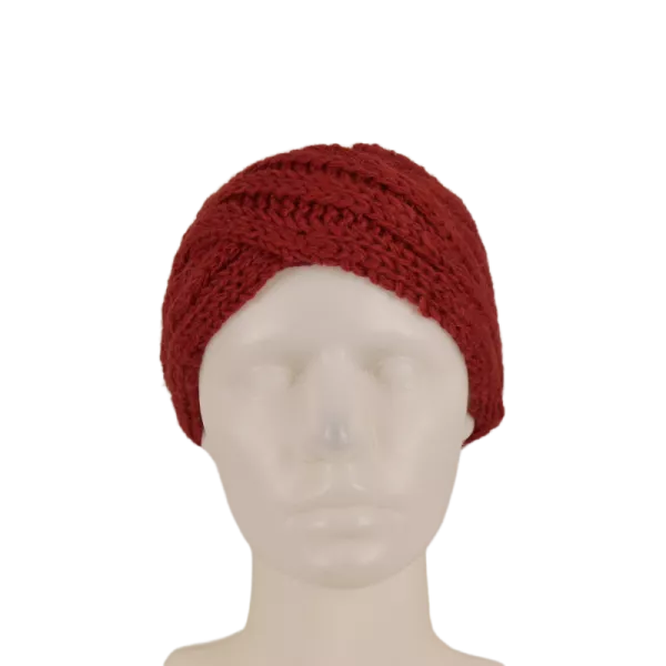 Bandeau Femme Sardi Laine Tricot Unie