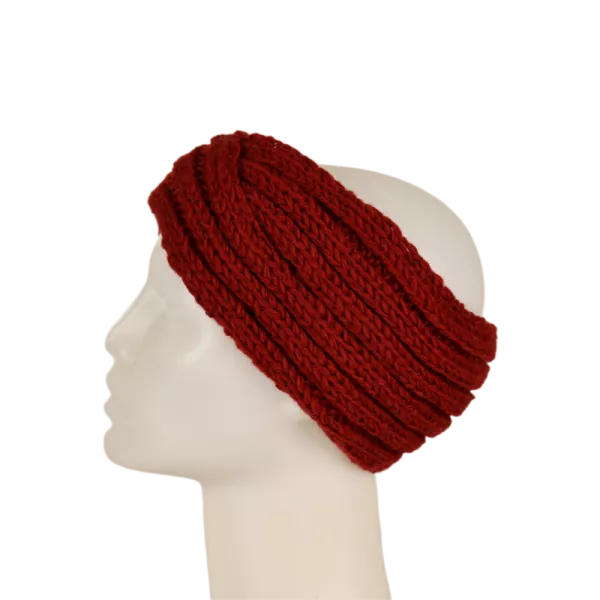 Bandeau Femme Sardi Laine Tricot Unie