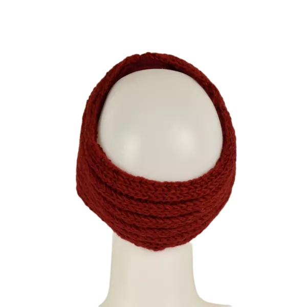 Bandeau Femme Sardi Laine Tricot Unie
