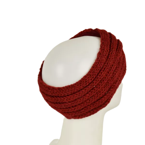 Bandeau Femme Sardi Laine Tricot Unie